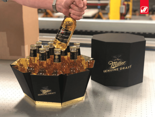 A photo of a promotional ice bucket by JONCO commissioned by Miller